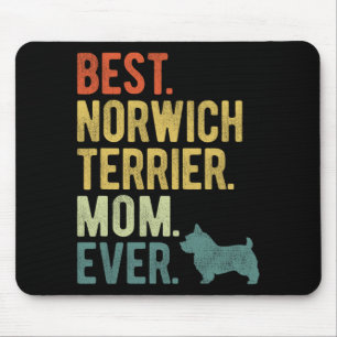 Mousepad Dia de as mães Norwich Terrier Mãe de Cão