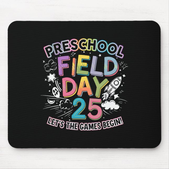 Mousepad Dia de Campo da Pré-Escola 2025 Que os Jogos Comec (Frente)