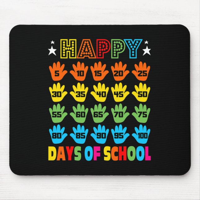 Mousepad Dia De Figurino Para Crianças Meninas 100 Dias (Frente)