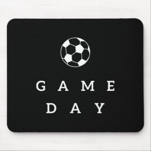 Mousepad Dia de Jogo de Futebol Mãe de Futebol Vai Torcer S