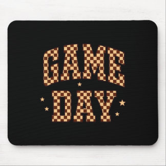 Mousepad Dia de Jogo Xadrez Engraçado Pé Homem Mulher Crian
