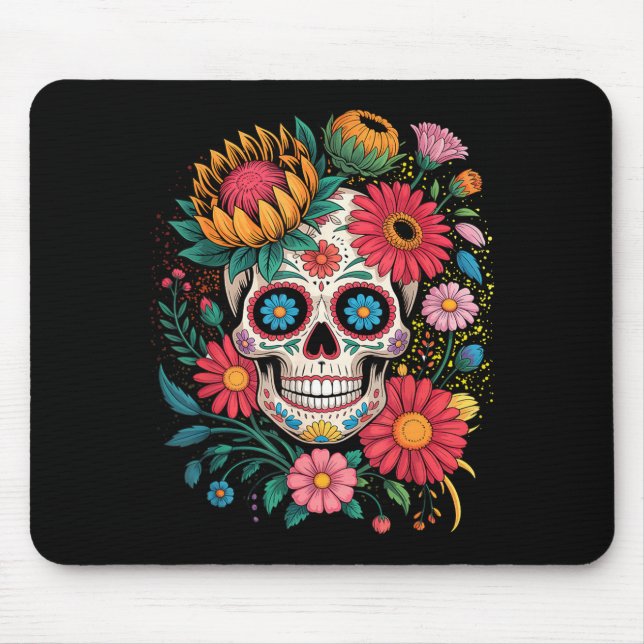 Mousepad Dia De Los Muertos Fantasia Dia Do Governo (Frente)