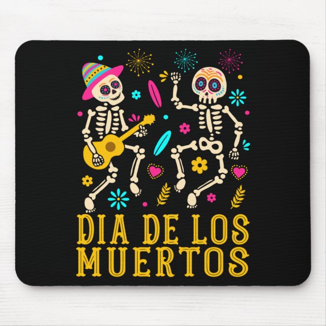 Mousepad Dia De Los Muertos Fantasia Dia Do Governo (Frente)