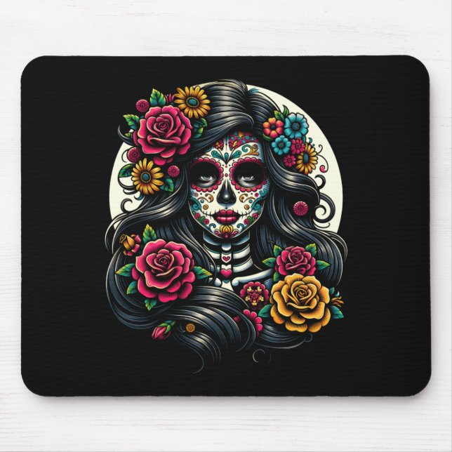 Mousepad Dia De Los Muertos La Catrina Do Governo (Frente)