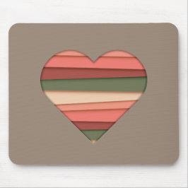 Mousepad Dia de os namorados com amor cardíaco