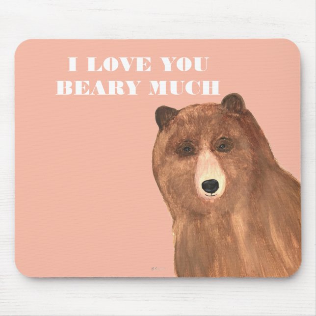 Mousepad Dia de os namorados Eu Te Amo Muito (Frente)