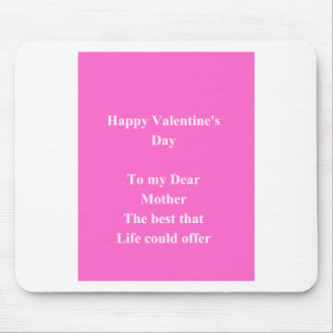 Mousepad Dia de os namorados Mãe