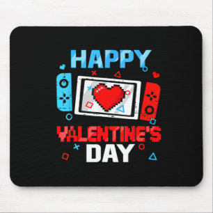 Mousepad Dia de os namorados Video Game Controller Heart Bo