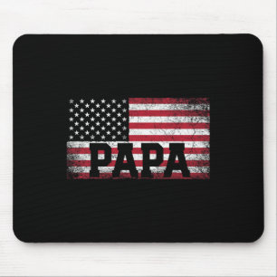 Mousepad Dia de os pais De Bandeira Papa-Americano 4 De Jul