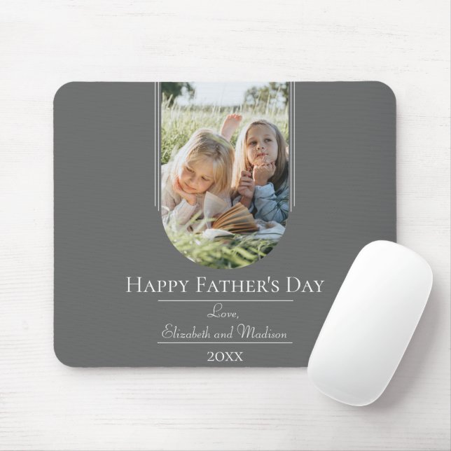 Mousepad Dia de os pais de Fotografia em Arch Moderno | CIN (Com mouse)