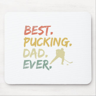 Mousepad Dia de os pais De Hóquei Engraçado Com Pai