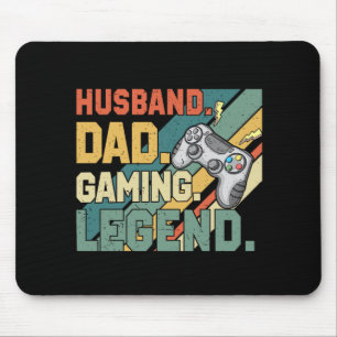 Mousepad Dia de os pais de Legenda de Jogos do Pai Marido