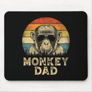 Mousepad Dia de os pais de macacos Pai de macacos