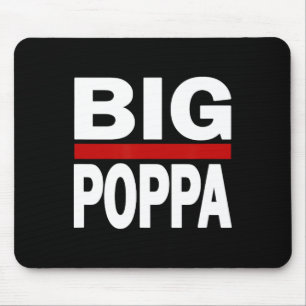 Mousepad Dia de os pais de Pai Big Poppa Hip Hop