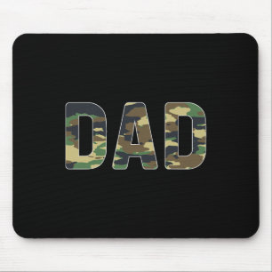 Mousepad Dia de os pais de Pai de Camouflagem