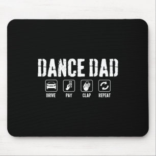 Mousepad Dia de os pais de Pai de dança orgulhosa da compet