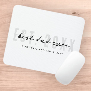 Mousepad Dia de os pais de pré-disquete moderno atlético de