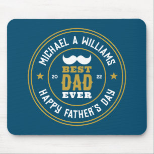 Mousepad Dia de os pais do Crachá Retruso Ever Vintage de M