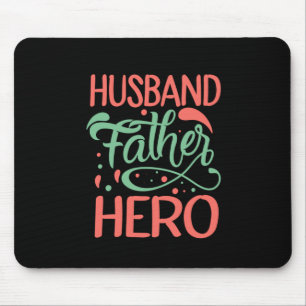 Mousepad dia de os pais Husband Padre Hero
