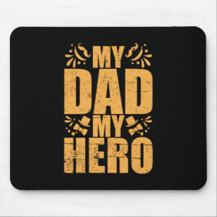 Mousepad dia de os pais Meu Pai Meu Herói