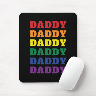 Mousepad Dia de os pais Orgulho gay Pai LGBTQ