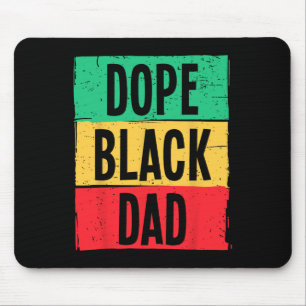 Mousepad Dia de os pais Pai Negro Da Droga Juntee História 