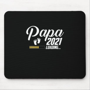 Mousepad Dia de os pais  Papa Carregando 2021 Primeira Vez 