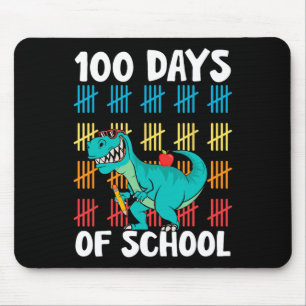 Mousepad Dia De Professores Crianças Meninos Dino Happy 100
