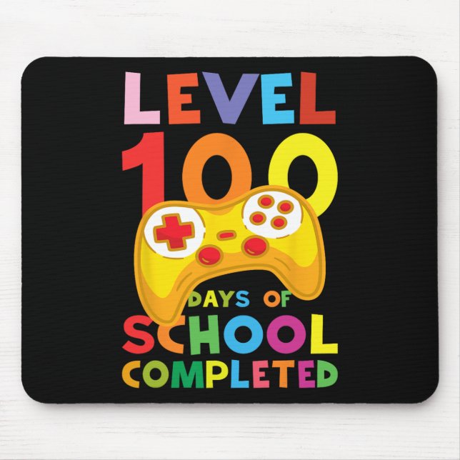 Mousepad Dia De Professores Estudantes Crianças 100 Dias (Frente)