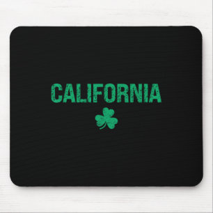 Mousepad Dia de São Patrício do Trevo Irlandês da Califórni
