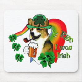 Mousepad Dia de São Patrício Welsh Corgi