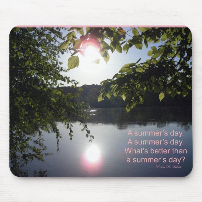 Mousepad Dia de verão de Potomac (Frente)