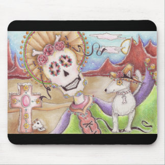 Mousepad Dia do "crepúsculo inoperante com cão" Mousepad!