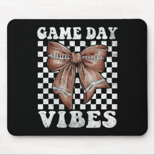 Mousepad Dia do Jogo Vibes Coquette Arco Futebol Mama Futeb