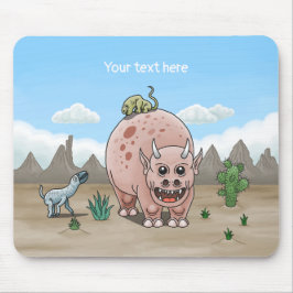 Mousepad Dia dos Dinossauros no Deserto