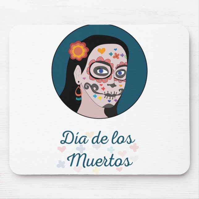 Mousepad Dia dos Mortos de Los Muertos (Frente)
