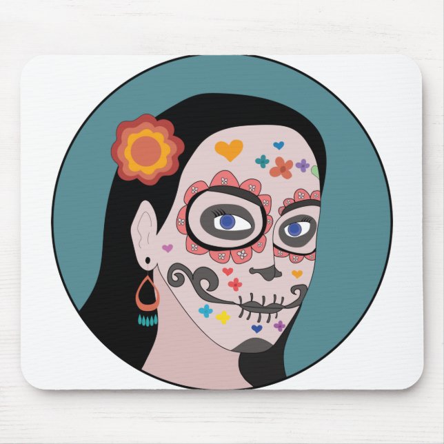 Mousepad Dia dos Mortos de Los Muertos (Frente)
