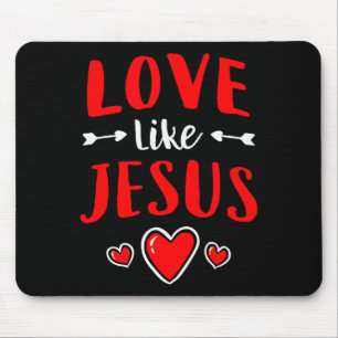 Mousepad Dia dos Namorados Cristão Católico Amor Como Jesus