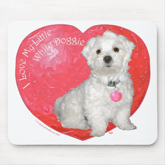 Mousepad Dia dos Namorados Maltês (Frente)