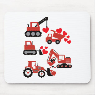 Mousepad Dia dos Namorados Meninos Crianças Construção Truc