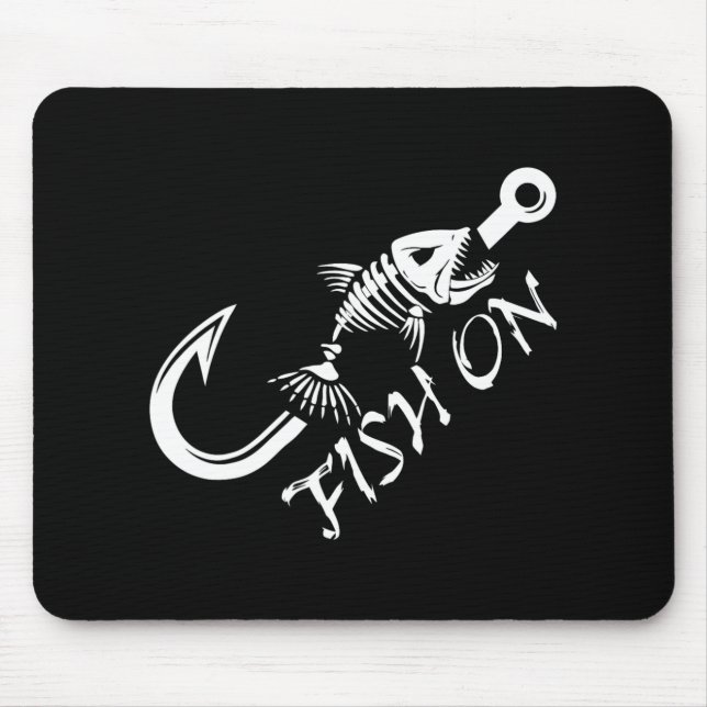 Mousepad Dia dos Pais de Pescadores Engraçados de Pesca  (Frente)