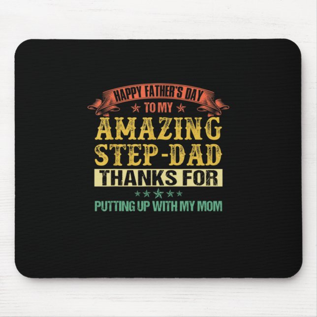 Mousepad dia dos Pais  | Dia de os pais Feliz Para Pai Pass (Frente)