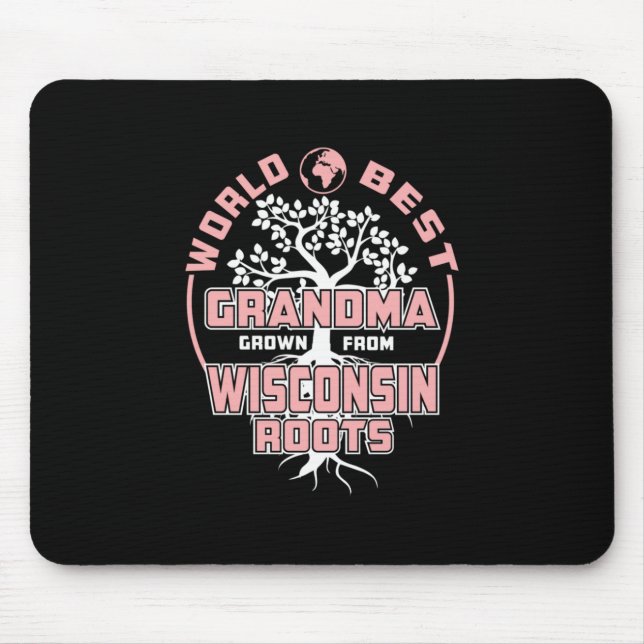 Mousepad dia dos Pais  | Melhor Avó do Mundo (Frente)