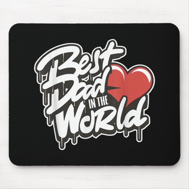 Mousepad Dia dos Pais Melhor Pai do Mundo (Frente)