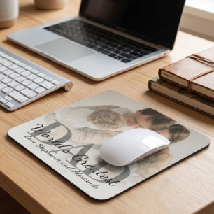 Mousepad Dia dos Pais Melhor Pai do Mundo com Foto