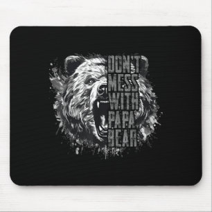 Mousepad Dia dos Pais Não Brinque Com o Papai Urso
