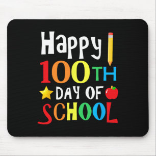 Mousepad Dia dos Professores Crianças Feliz 100 Dias 1