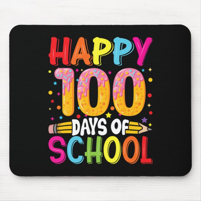 Mousepad Dia dos Professores Crianças Felizes 100 Dias 5 (Frente)