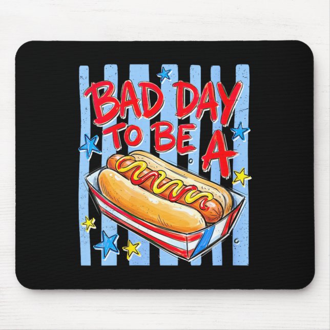Mousepad Dia engraçado das mulheres para ser um cachorro-qu (Frente)