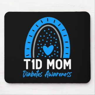 Mousepad Dia Mundial da Diabetes Rouba T1D Tipo 1 Diabetes 